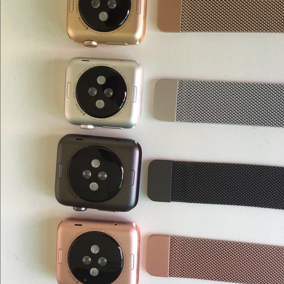 Rose Gold Band Magnetic Milanese for Apple Watch - Picture 6 of 6